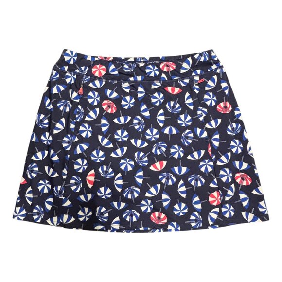 Ralph Lauren RLX Beach Umbrella Print Golf Skort M Tennis Hiking Skirt Flounce - Picture 7 of 12